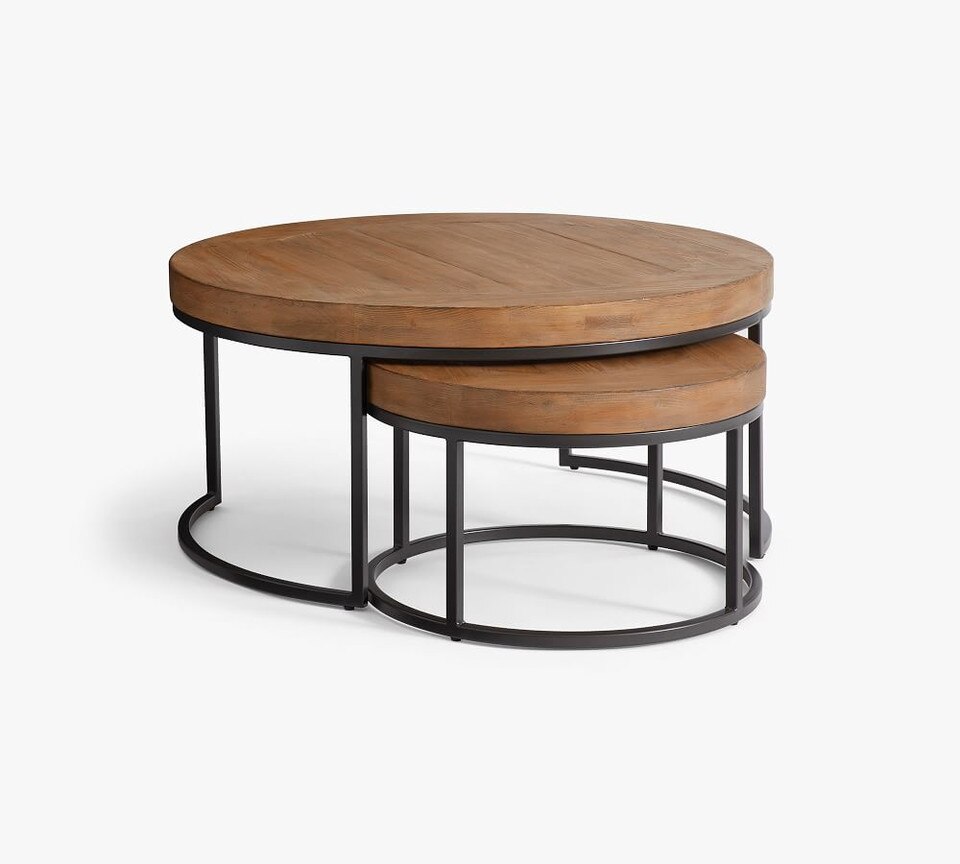 Malcolm Round Nesting Coffee Tables Pottery Barn Australia